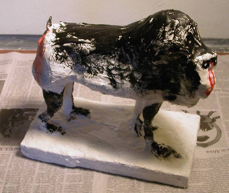 Original Figurative Animal Sculpture by Susan Karnet