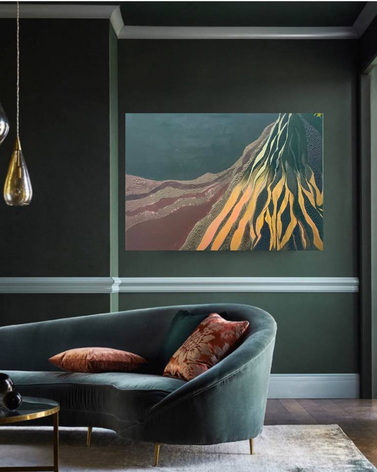 Original Art Deco Abstract Painting by Iren Bob
