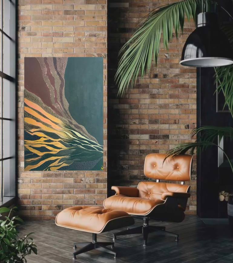 Original Art Deco Abstract Painting by Iren Bob