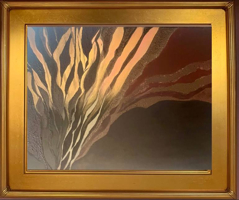 Original Art Deco Abstract Painting by Iren Bob
