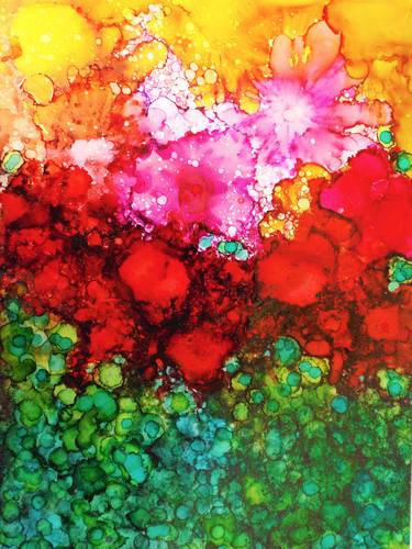 Print of Impressionism Floral Paintings by Susi Franco