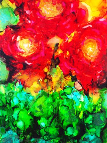 Print of Abstract Garden Paintings by Susi Franco