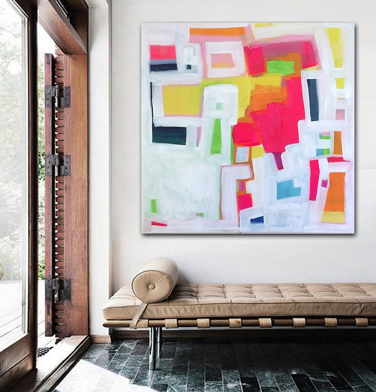 Original Abstract Painting by Linnea Heide