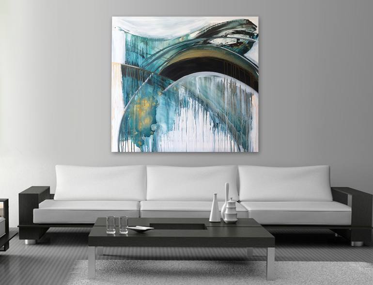 Original Abstract Expressionism Abstract Painting by Linnea Heide