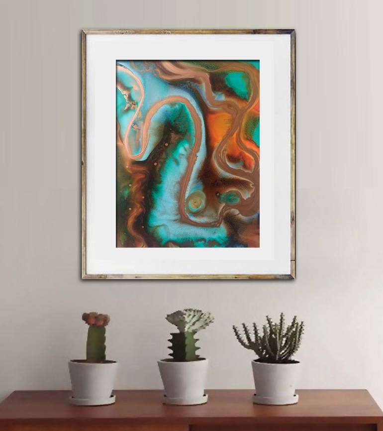 Original Abstract Painting by Linnea Heide