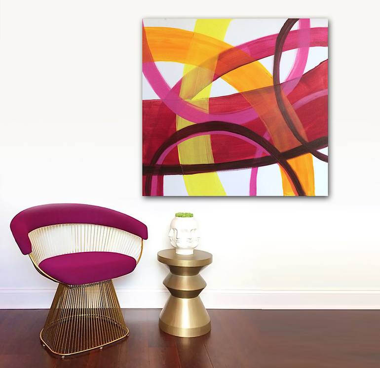 Original Abstract Painting by Linnea Heide