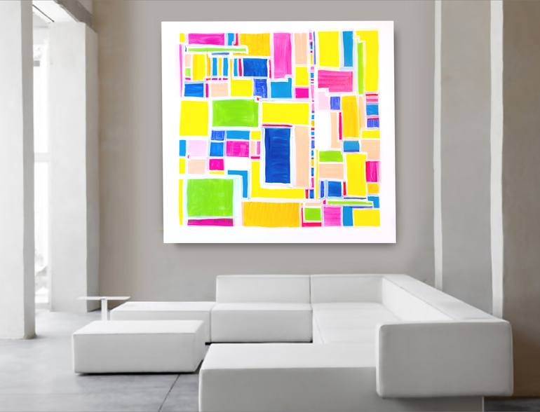 Original Modern Abstract Painting by Linnea Heide