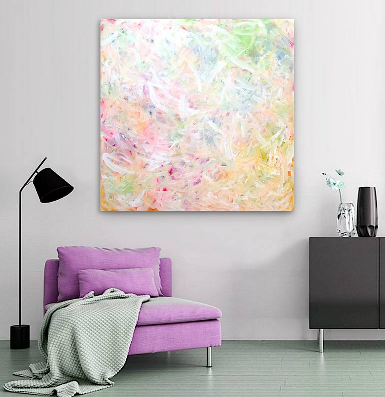 Original Abstract Expressionism Abstract Painting by Linnea Heide