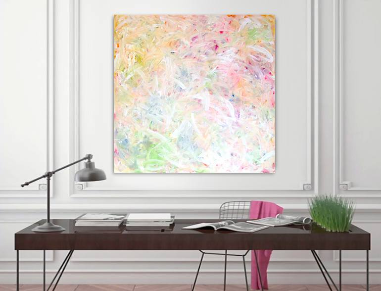 Original Abstract Expressionism Abstract Painting by Linnea Heide