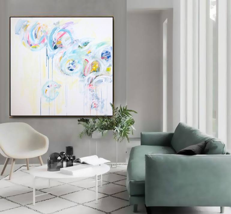 Original Abstract Expressionism Abstract Painting by Linnea Heide