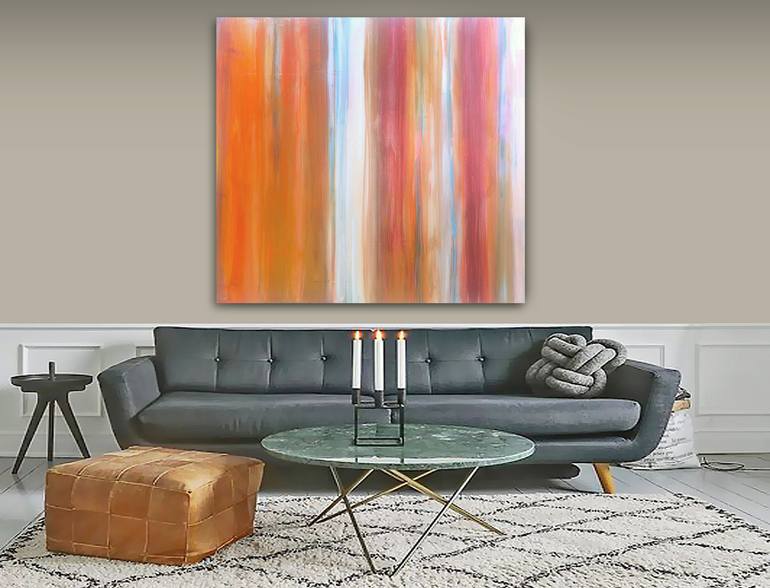 Original Abstract Expressionism Abstract Painting by Linnea Heide