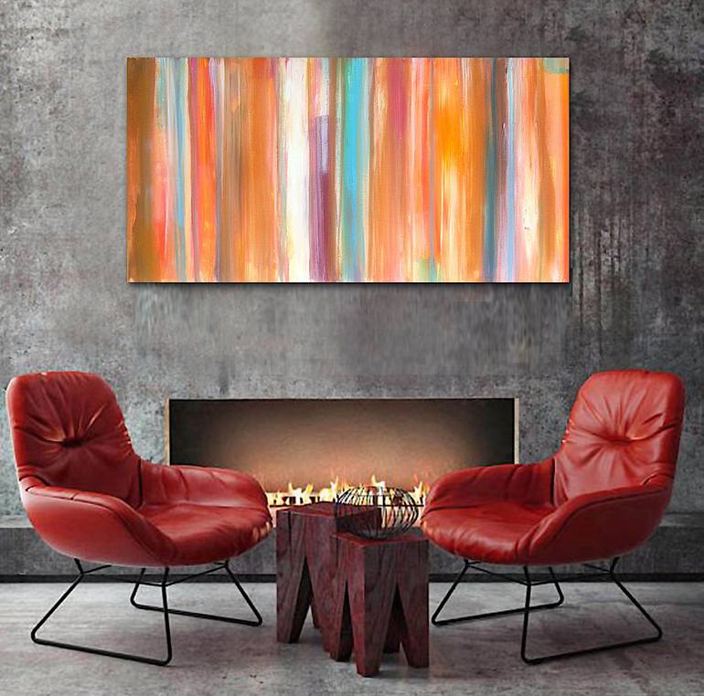 Original Abstract Expressionism Abstract Painting by Linnea Heide