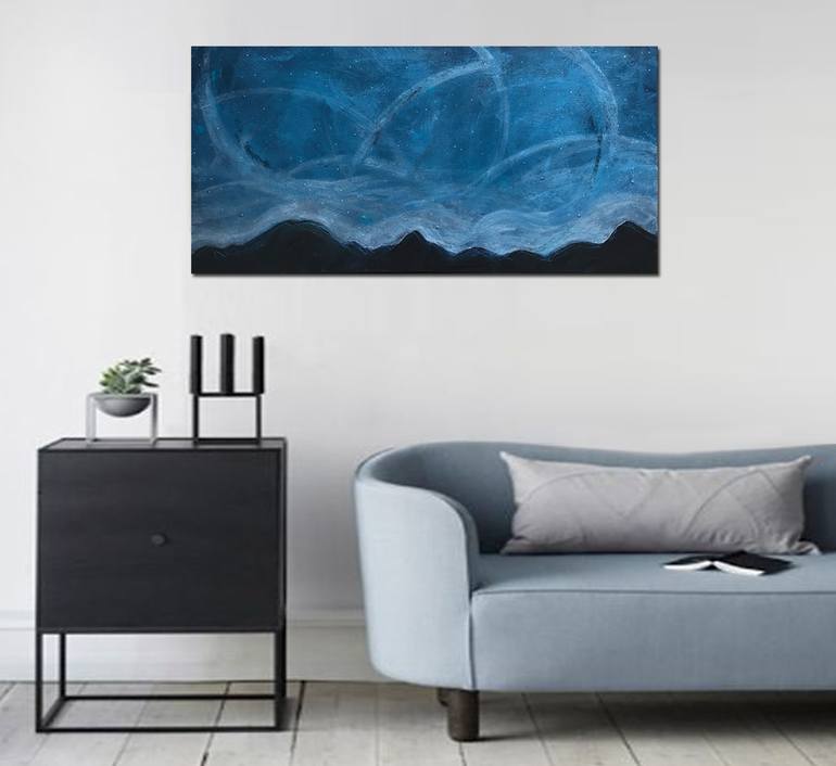 Original Abstract Landscape Painting by Linnea Heide