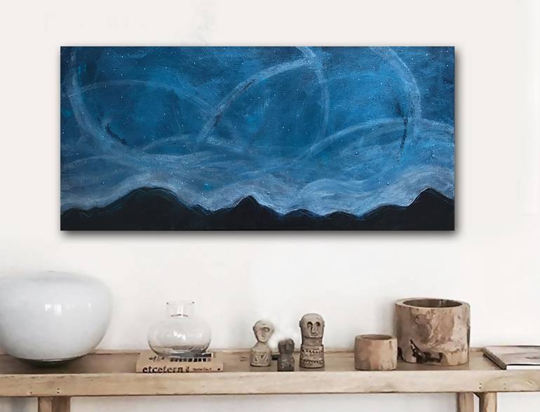 Original Abstract Landscape Painting by Linnea Heide