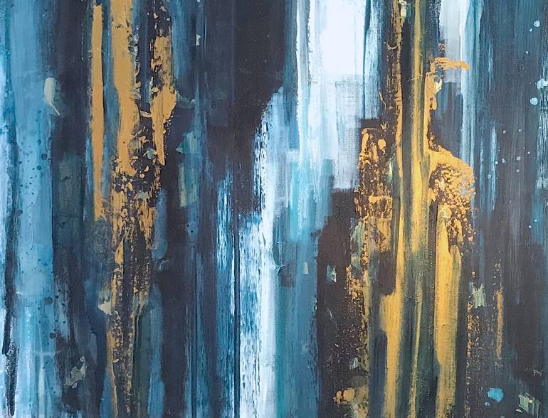 Original Abstract Expressionism Abstract Painting by Linnea Heide