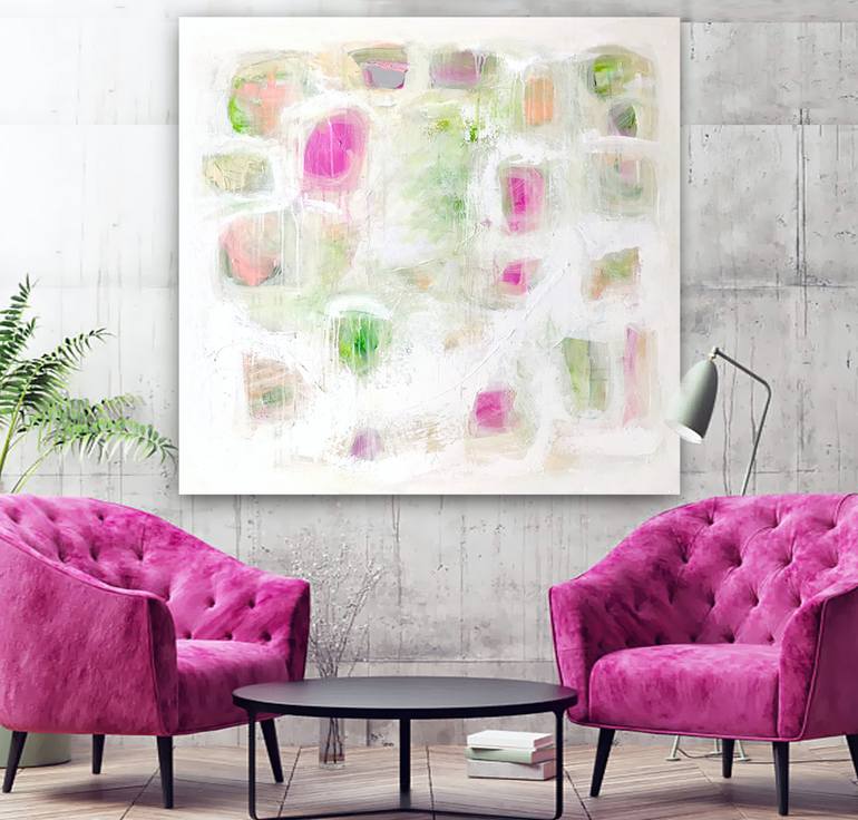 Original Abstract Expressionism Abstract Painting by Linnea Heide