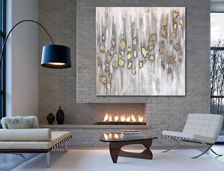 Original Abstract Expressionism Abstract Painting by Linnea Heide