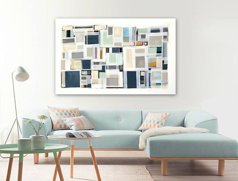 Original Modern Abstract Painting by Linnea Heide