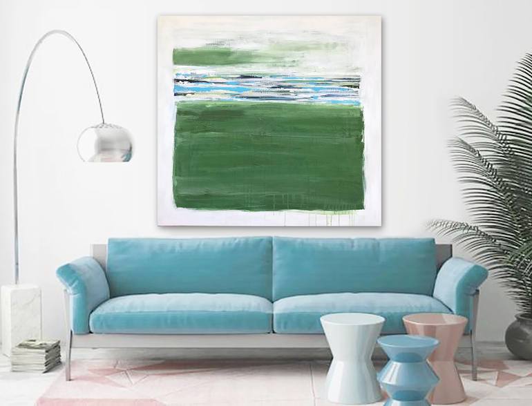 Original Impressionism Abstract Painting by Linnea Heide