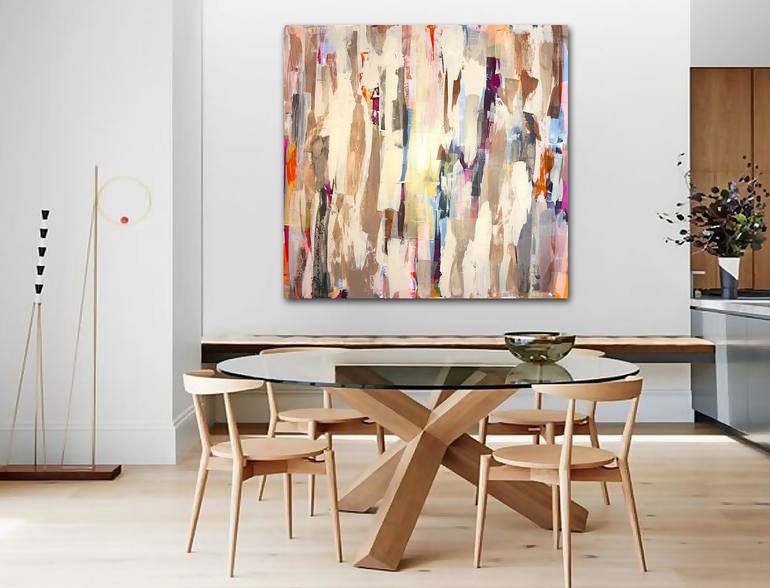 Original Abstract Expressionism Abstract Painting by Linnea Heide