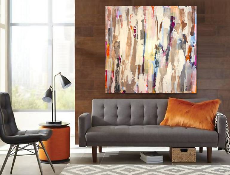 Original Abstract Expressionism Abstract Painting by Linnea Heide