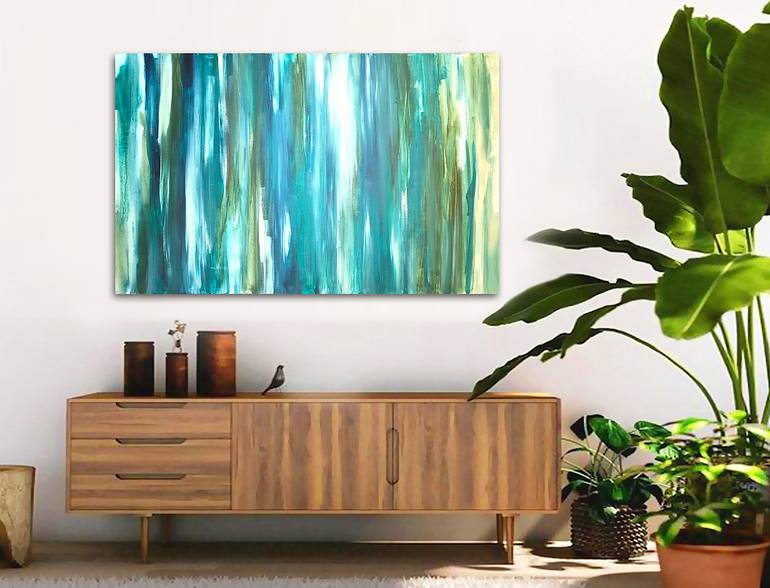 Original Abstract Expressionism Abstract Painting by Linnea Heide