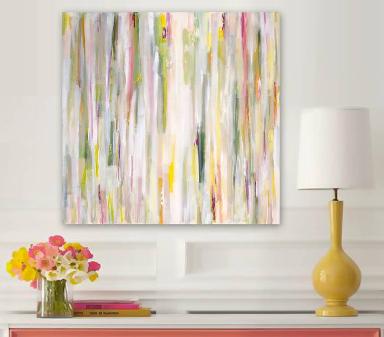 Original Abstract Expressionism Abstract Painting by Linnea Heide