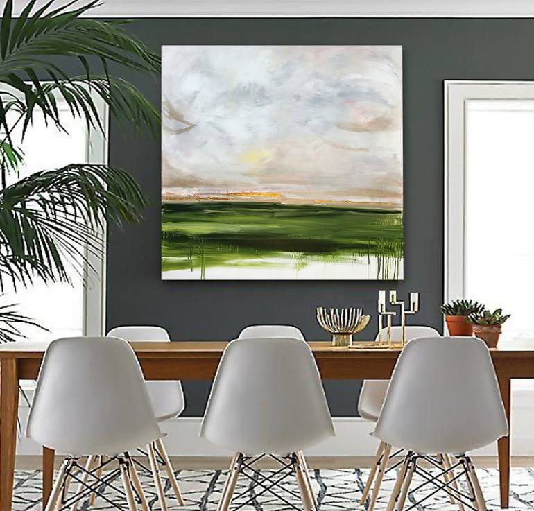 Original Abstract Landscape Painting by Linnea Heide