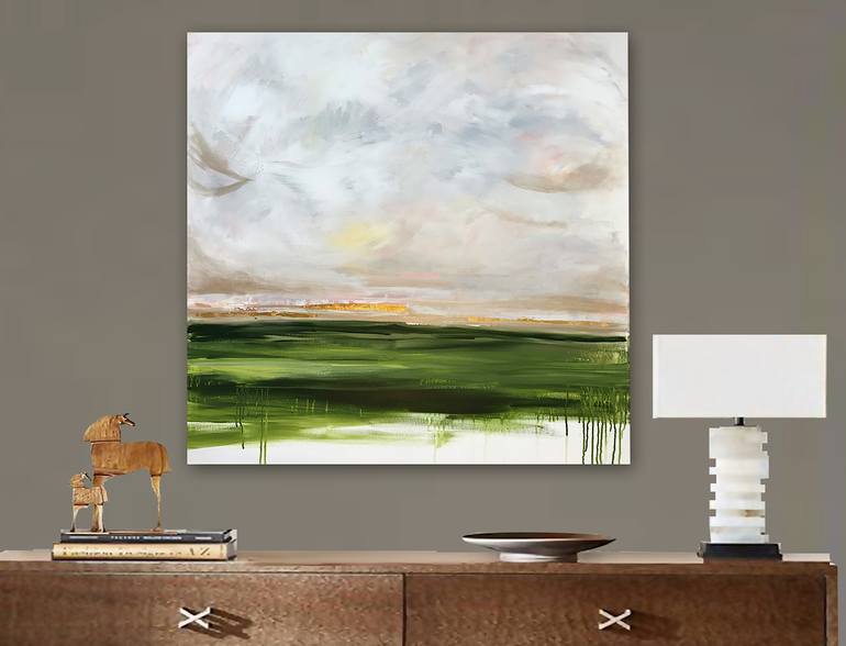 Original Abstract Landscape Painting by Linnea Heide