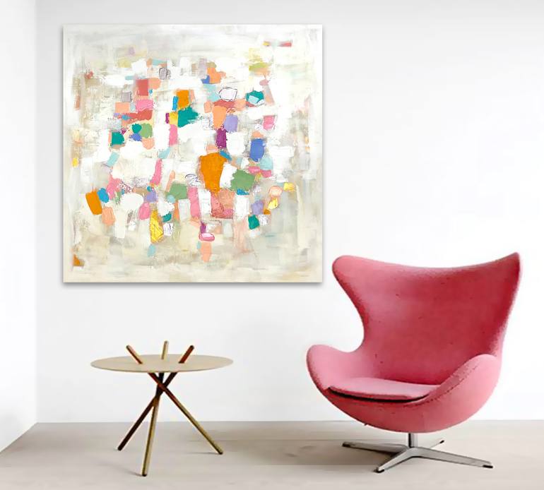 Original Abstract Expressionism Abstract Painting by Linnea Heide