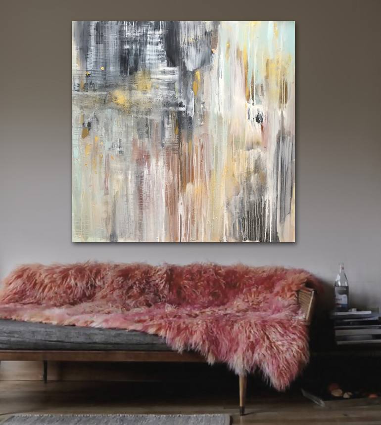 Original Abstract Expressionism Abstract Painting by Linnea Heide