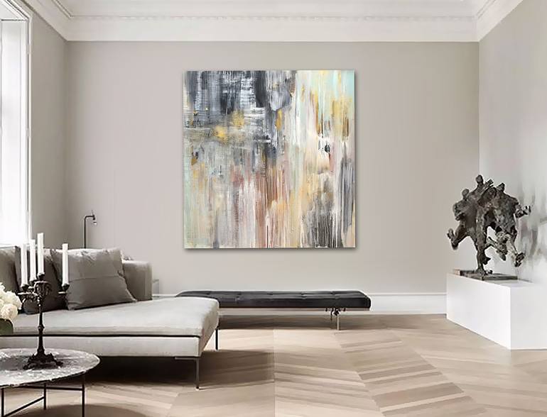 Original Abstract Expressionism Abstract Painting by Linnea Heide