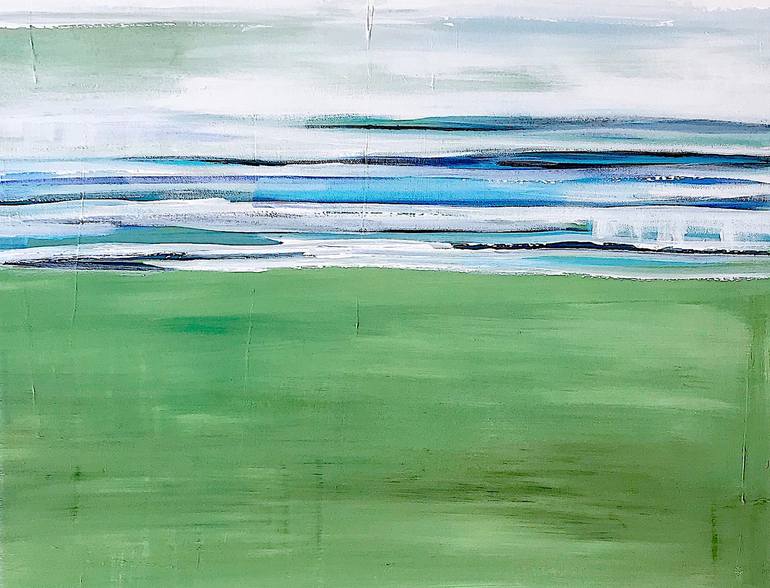 Original Abstract Landscape Painting by Linnea Heide