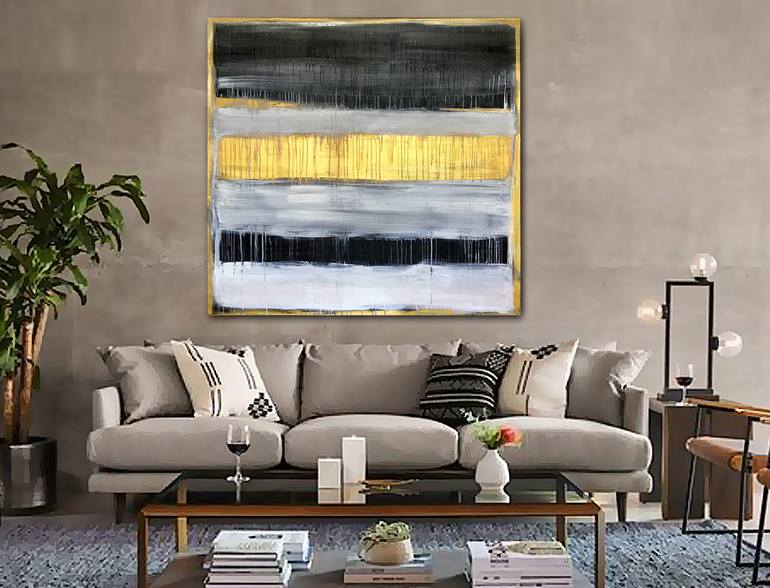 Original Abstract Expressionism Abstract Painting by Linnea Heide