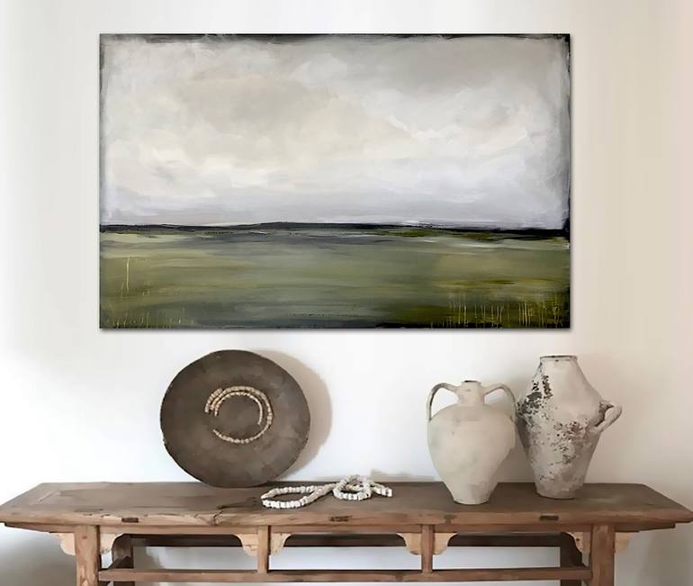 Original Abstract Landscape Painting by Linnea Heide