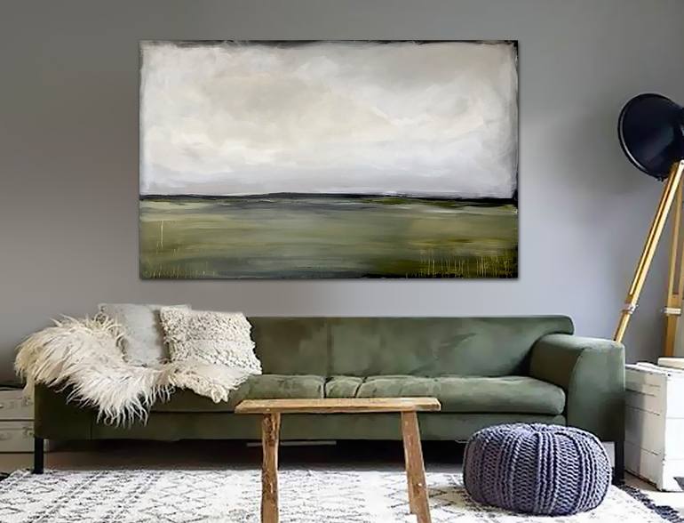 Original Abstract Landscape Painting by Linnea Heide