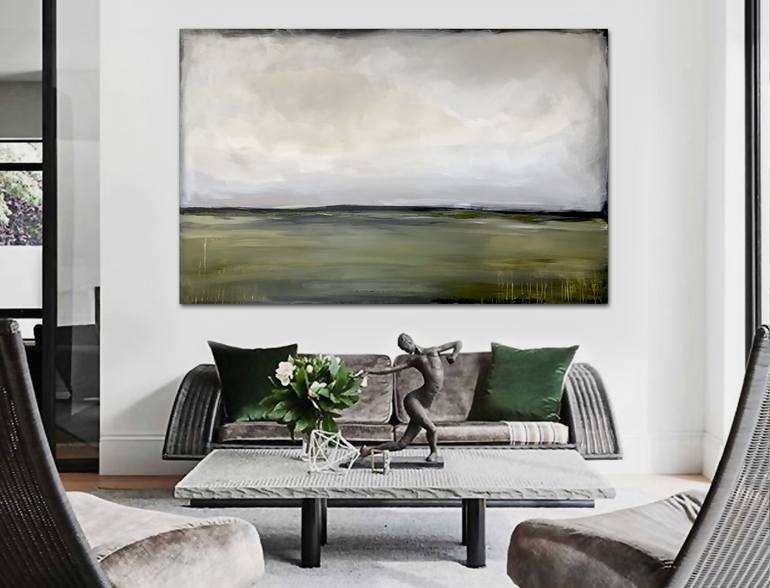 Original Abstract Landscape Painting by Linnea Heide