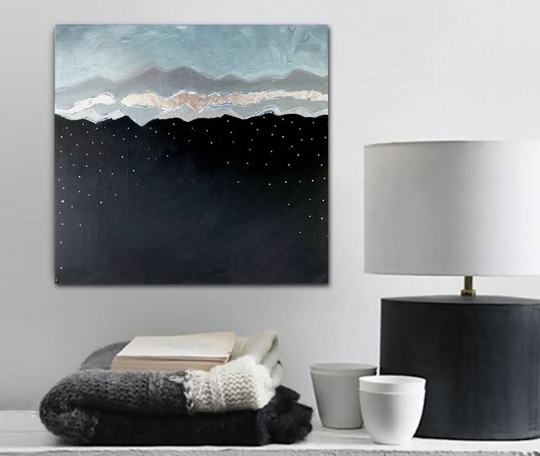 Original Abstract Landscape Painting by Linnea Heide