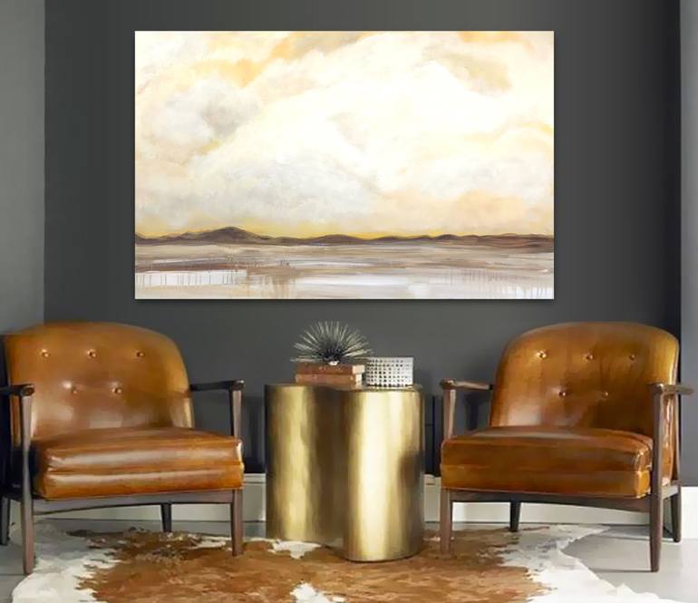 Original Abstract Landscape Painting by Linnea Heide