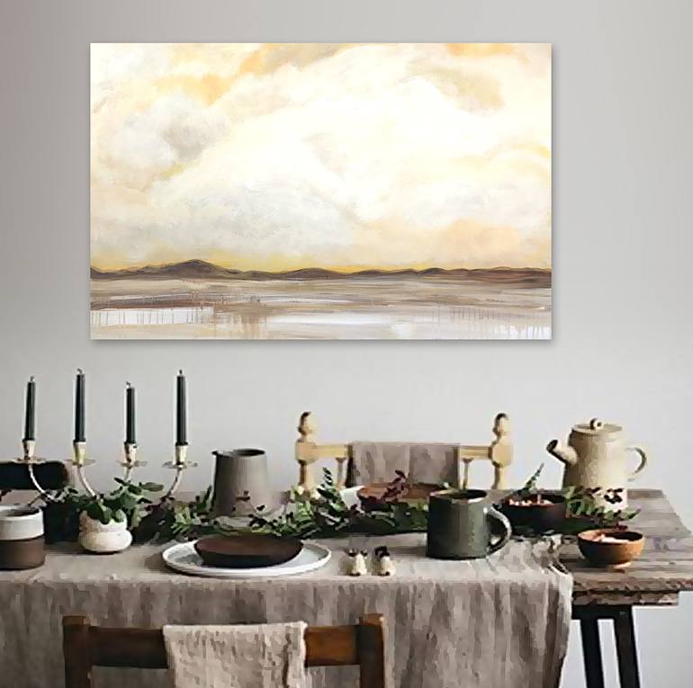 Original Abstract Landscape Painting by Linnea Heide