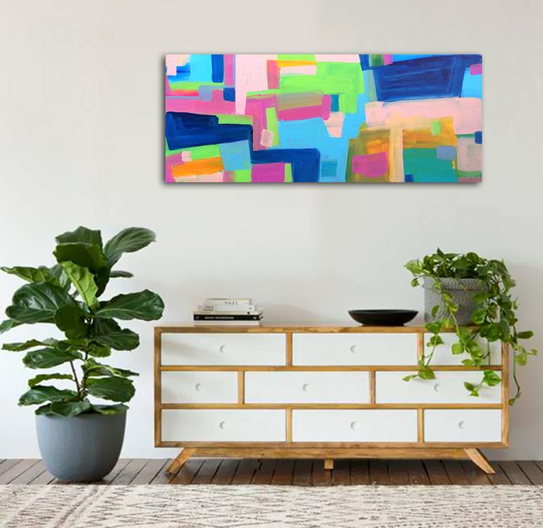 Original Modern Abstract Painting by Linnea Heide