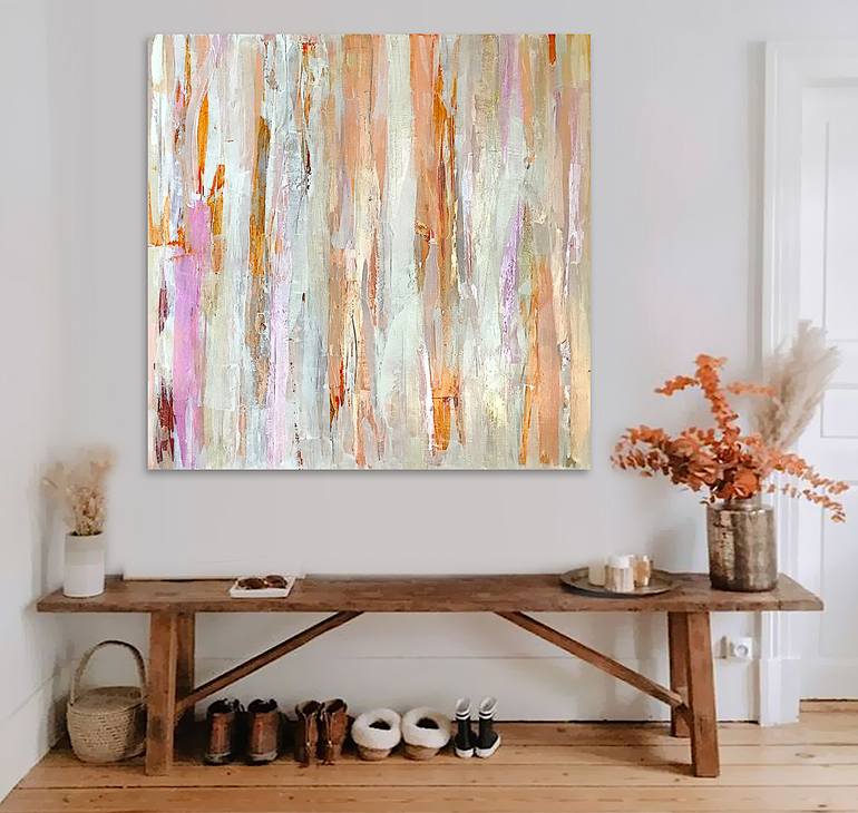 Original Abstract Expressionism Abstract Painting by Linnea Heide