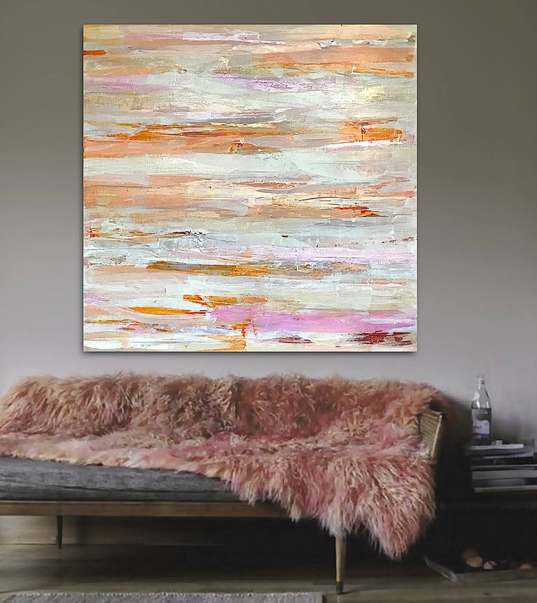 Original Abstract Expressionism Abstract Painting by Linnea Heide