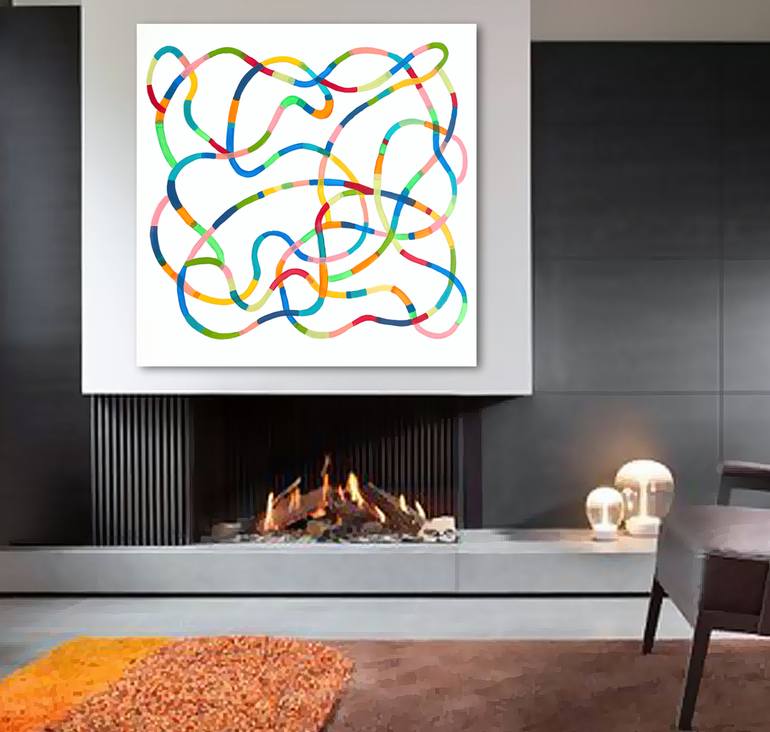 Original Abstract Painting by Linnea Heide