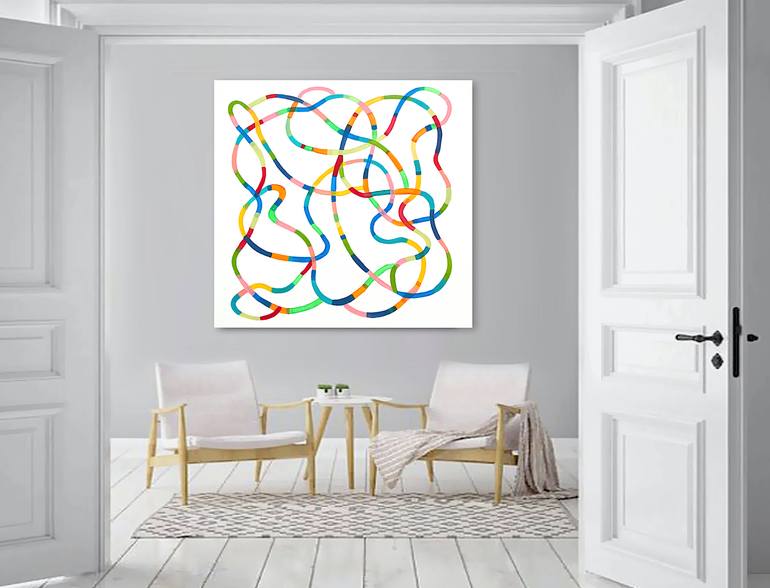 Original Abstract Painting by Linnea Heide