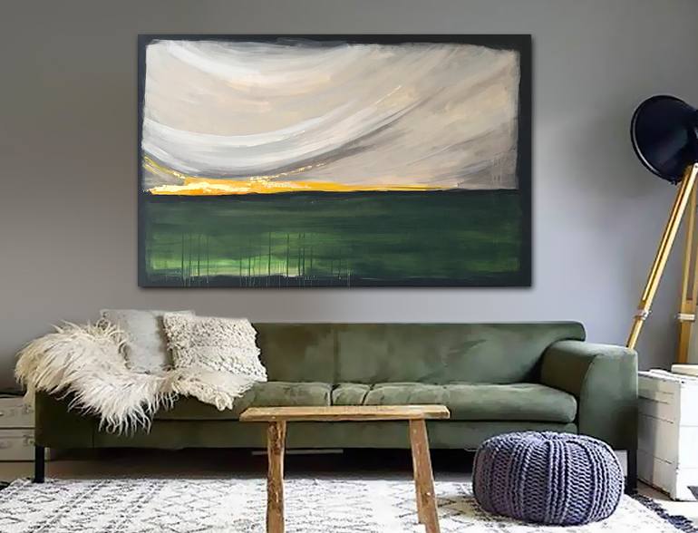 Original Abstract Landscape Painting by Linnea Heide