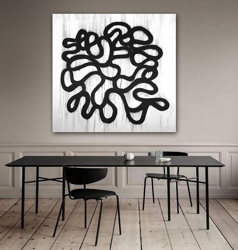 Original Abstract Expressionism Abstract Painting by Linnea Heide
