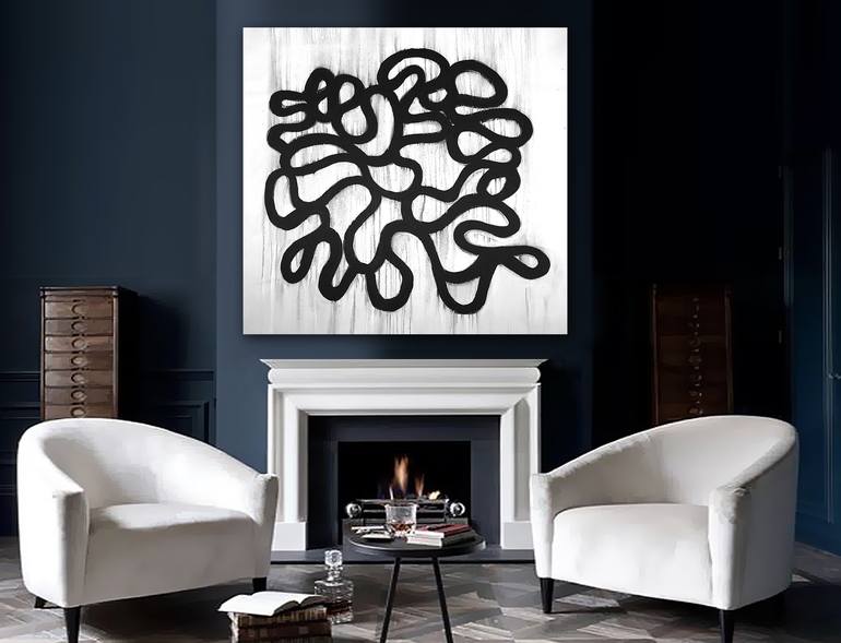 Original Abstract Expressionism Abstract Painting by Linnea Heide