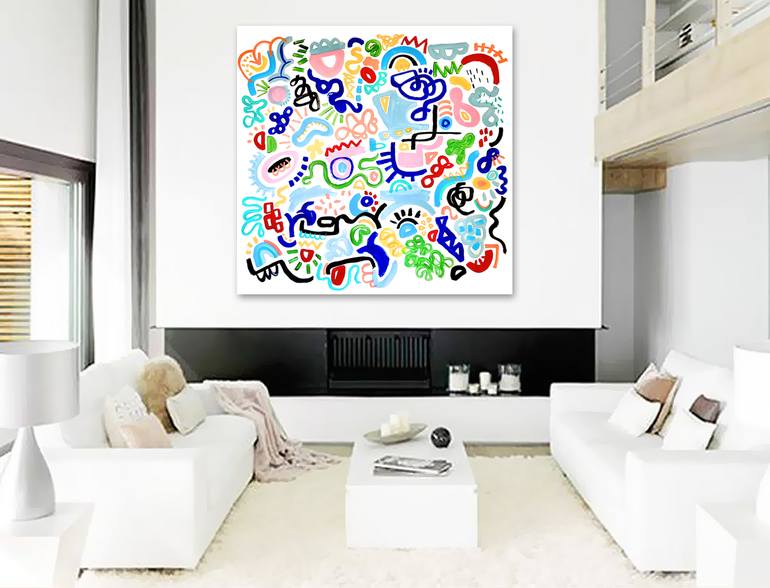 Original Abstract Painting by Linnea Heide