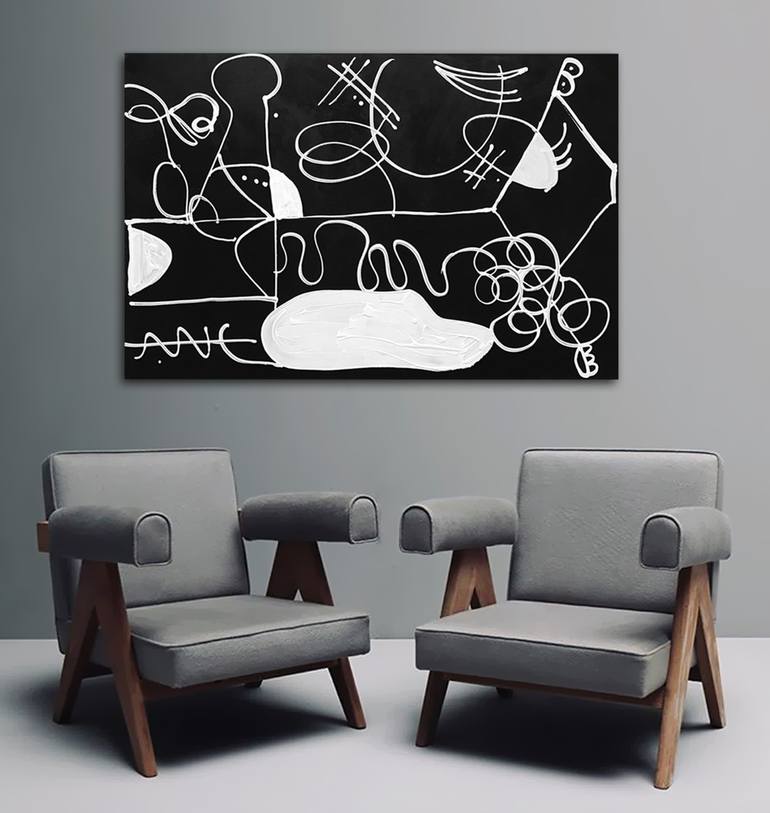 Original Abstract Painting by Linnea Heide